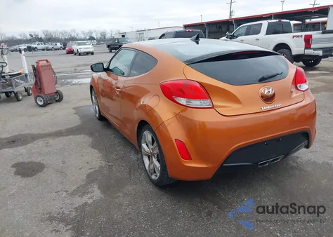 2016 Hyundai Veloster из США, поврежденный, VIN KMHTC6AD7GU291989